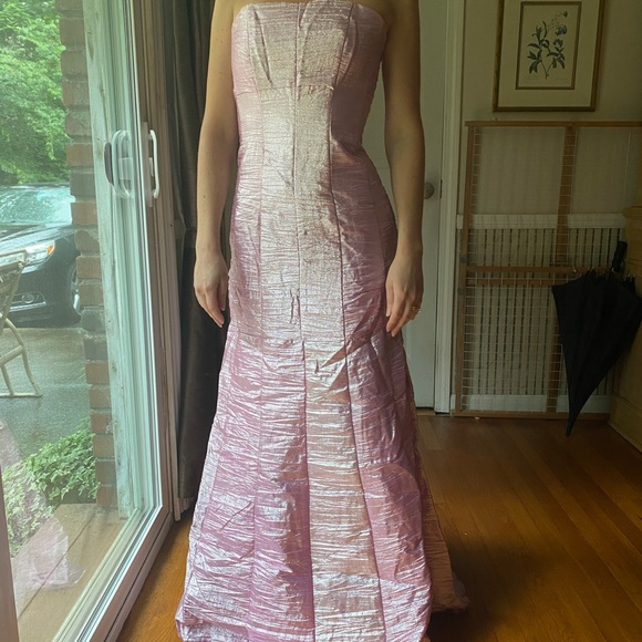 Jessica McClintock Barbie pink prom dress - Picture 2 of 3